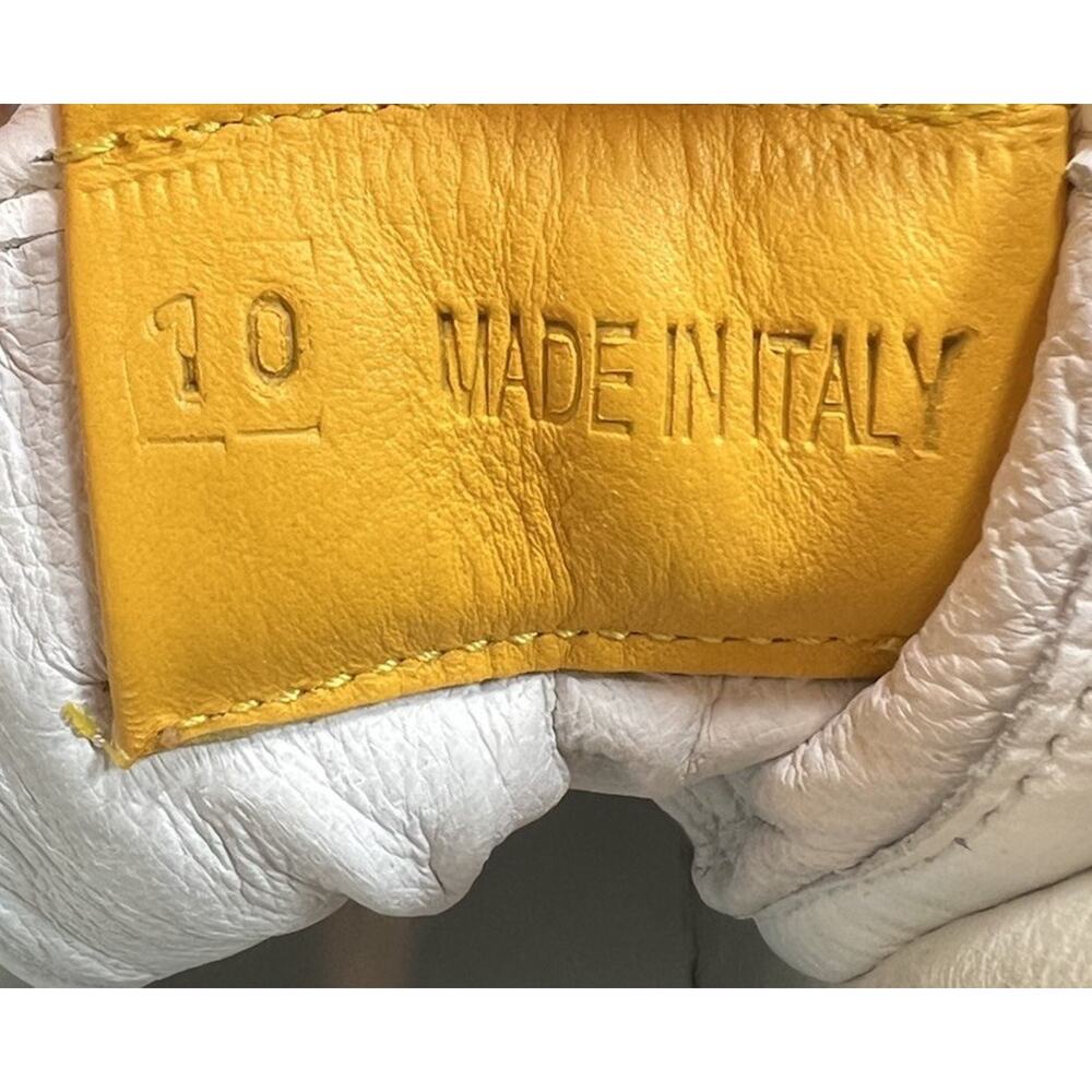Size 10US - Rhude Yellow Rhecess Leather High Top Sneakers💛 NEW/RETAIL $745! - Picture 8 of 10